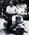 Tumbnail Image of Paul Newman riding a Vespa.