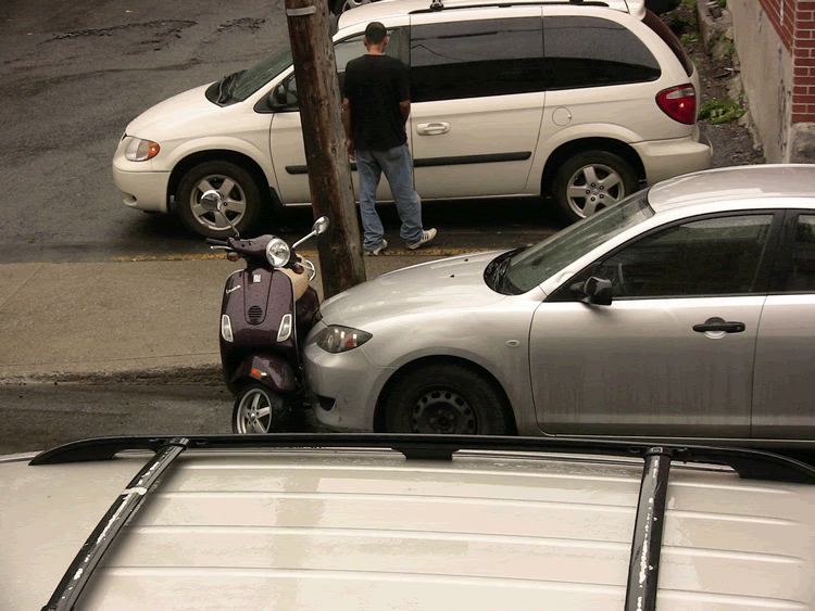 Kiss by a car picture link to related feature.